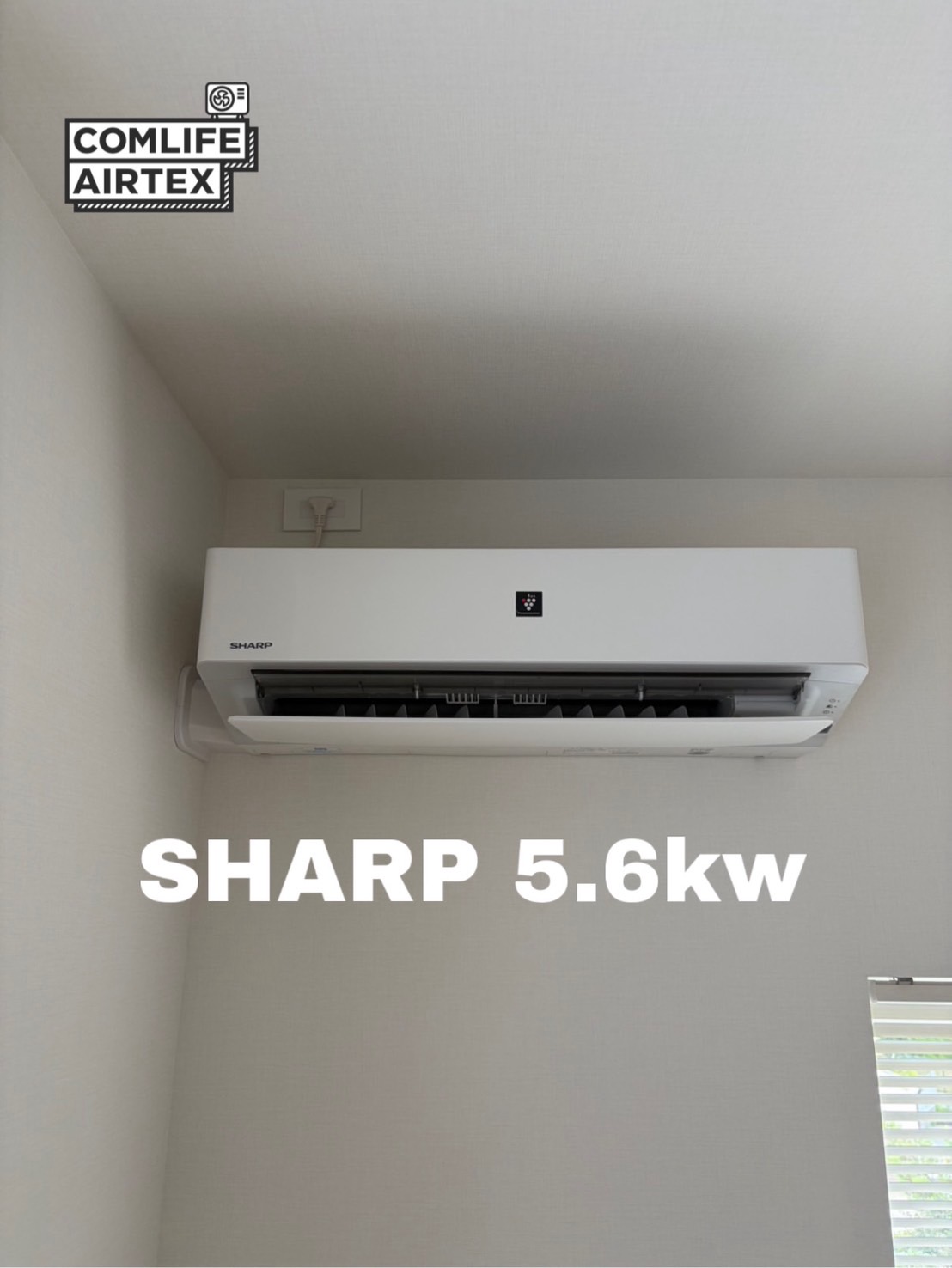 SHARP 5.6kw 新規取付👨🏻‍🔧